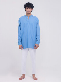 Men's Dutch Blue Raglan Tunic Shirt
