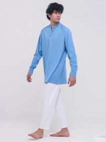 Men's Dutch Blue Raglan Tunic Shirt