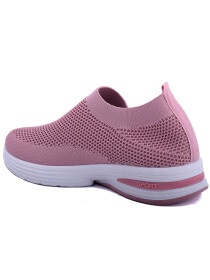 Women Pink Lightweight Casual Sneakers