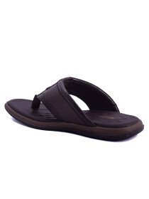 Hand-crafted Leather Brown Casual Slides