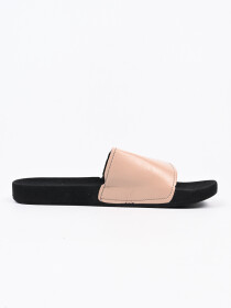 Men Hand-Crafted Leather Cream Casual Slides