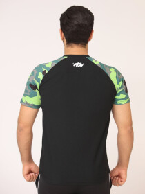 Black Camo Muscle Fit Tee