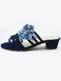 Women Blue Fancy High-Quality Comfortable Heels