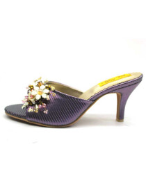 Women Purple Fancy High-Quality Comfortable Heels