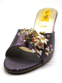 Women Purple Fancy High-Quality Comfortable Heels