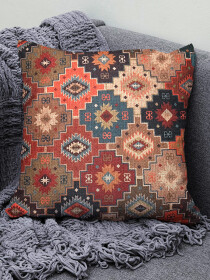Oriental Pattern Cushion Cover