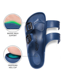 Arcus Women’s Navy Blue Slide Sandals