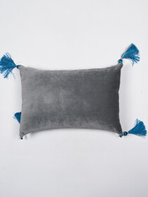 Decorative Tasseled Throw Pillow Cushion Cover