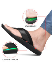 Men's Stork Black Stylish Sandals