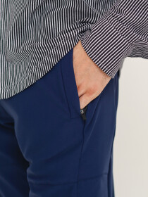 Men's Black Striped Button Down Shirt