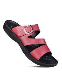 Wine Slit Flair Ladies Comfortable Fashion Sandals
