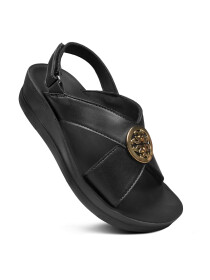Black Platform Sandals for Women