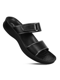 Women's Black Soft Sandals