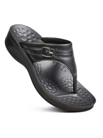 Ladies Fashion Black Slippers