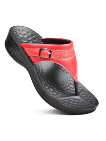 Ladies Fashion Red Slippers