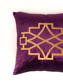 Imperial Purple Velvet Cushion Cover