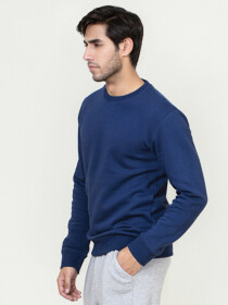 Men's Navy Blue Basic Sweatshirt