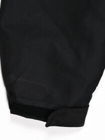 Black Hooded Windbreaker Jacket
