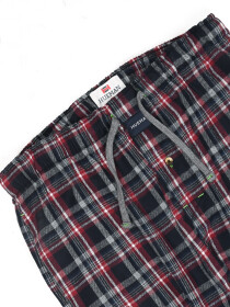Flannel Plaid Maroon/Grey Relaxed Winter Pajamas