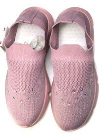Women Pink Embellished Sneakers