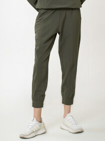 Women's Olive B-Fit Ribstop Joggers