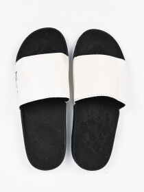 Men Hand-Crafted Leather Crocodile Slides