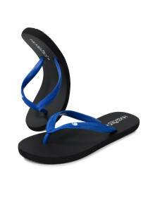 Unisex Black/Blue Flip Flops Slippers