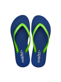 Women Blue/Green Flip Flops Slippers
