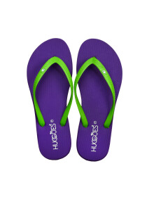 Women's Purple/Green Flip Flops Slippers