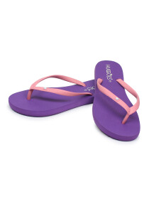 Women's Purple/Pink Flip Flops Slippers
