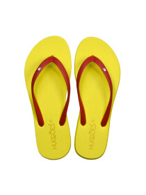 Women's Yellow/Red  Summer Flip-Flops