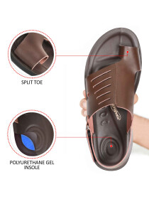 Men’s Brown Comfortable Backstrap Sandals