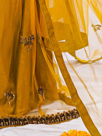 Women Dhani Gold Festive Dress