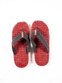 Men Red/Black Slippers