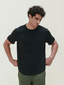 Men's Black B-Fit Relaxed Air Tee