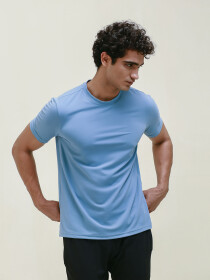 Men's Sky Blue B-Fit Relaxed Tee