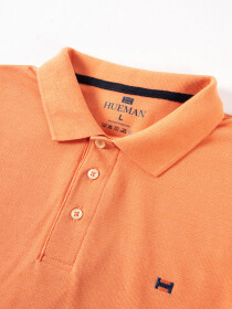Men's Iconic White and Orange Polo Shirts - Pack of 2