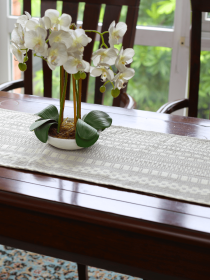 Twine Ivory Table Runner