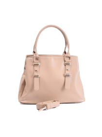 Women Pink  Leather Bag