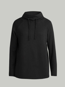 Women's Black  Luxe Stretch Pullover