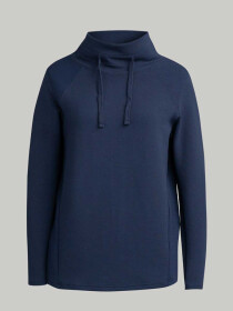 Women's Navy Luxe Stretch Pullover