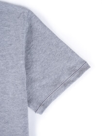 Women Grey Round Bottom T-shirt
