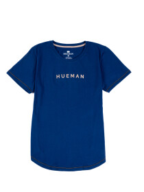 Women Royal Blue Round Bottom T-shirt