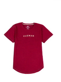 Women Maroon Round Bottom T-shirt