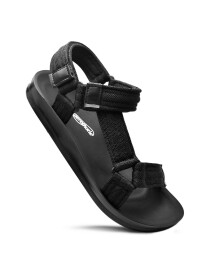 Women Black Pelagic Comfortable Slingback Sandals