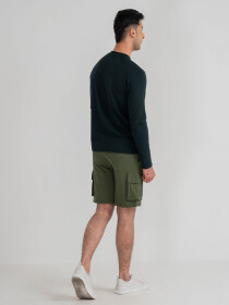 Men's Olive Cargo Shorts