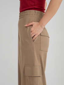 Women's Brown Cargo Pants