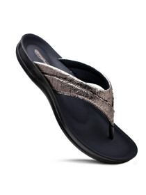 Women Grey Sela Comfortable Slides