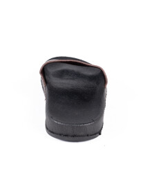 Men Brown Uncle Style Slides