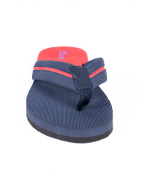 Men Blue/Red Flip Flops